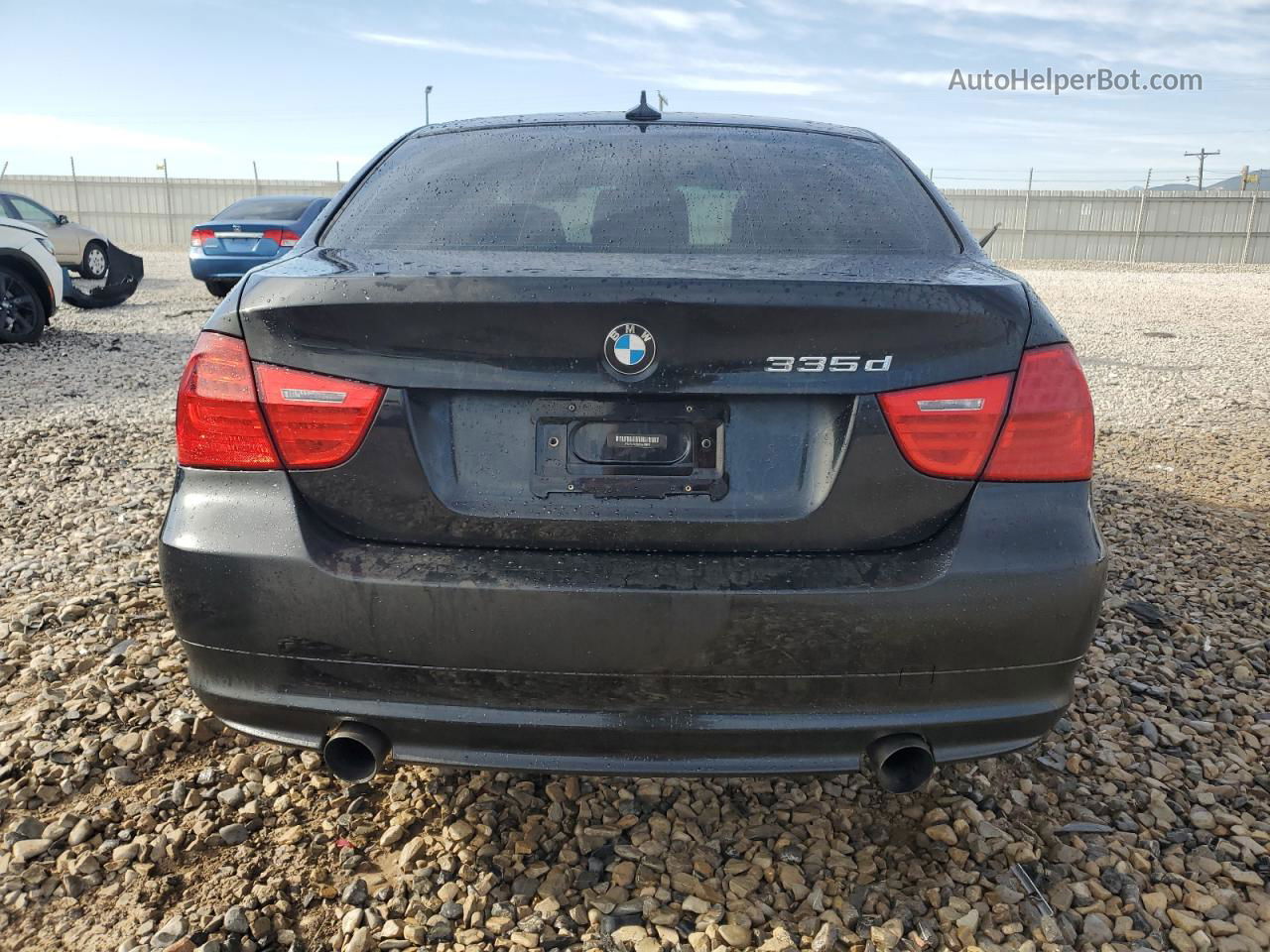 2011 Bmw 335 D Black vin: WBAPN7C56BA949921