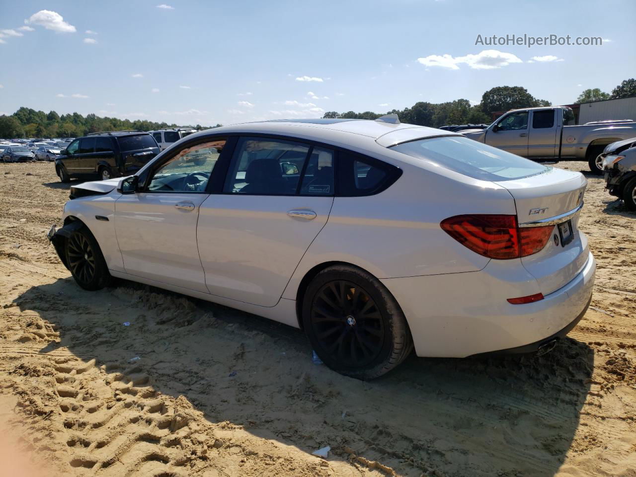 2010 Bmw 550 Gt Белый vin: WBASN4C50AC209034