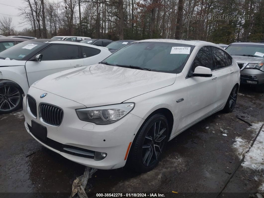 2011 Bmw 535i Gran Turismo Xdrive White vin: WBASP2C51BC337492