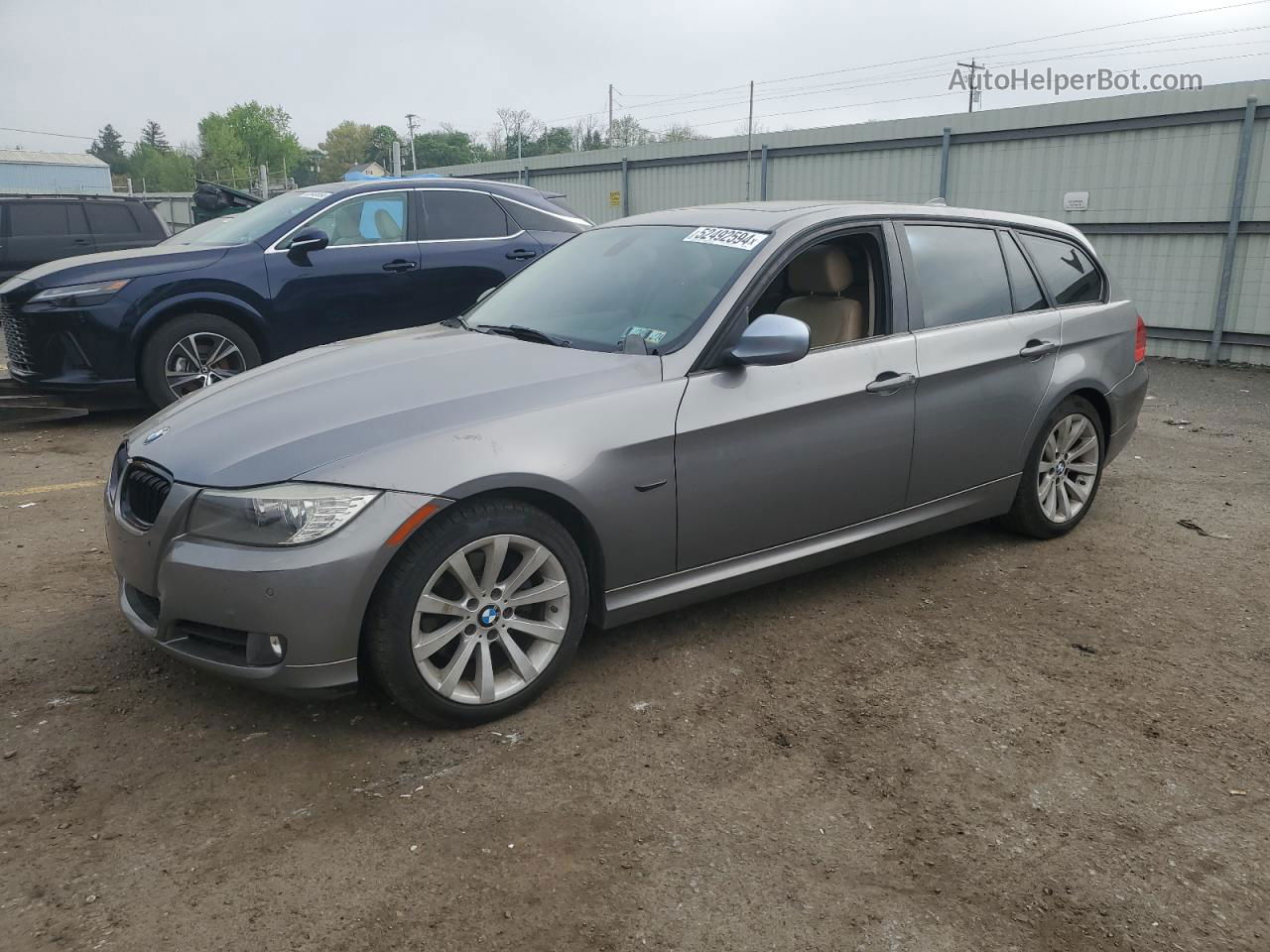 2012 Bmw 328 I Gray vin: WBAUT9C51CA192416