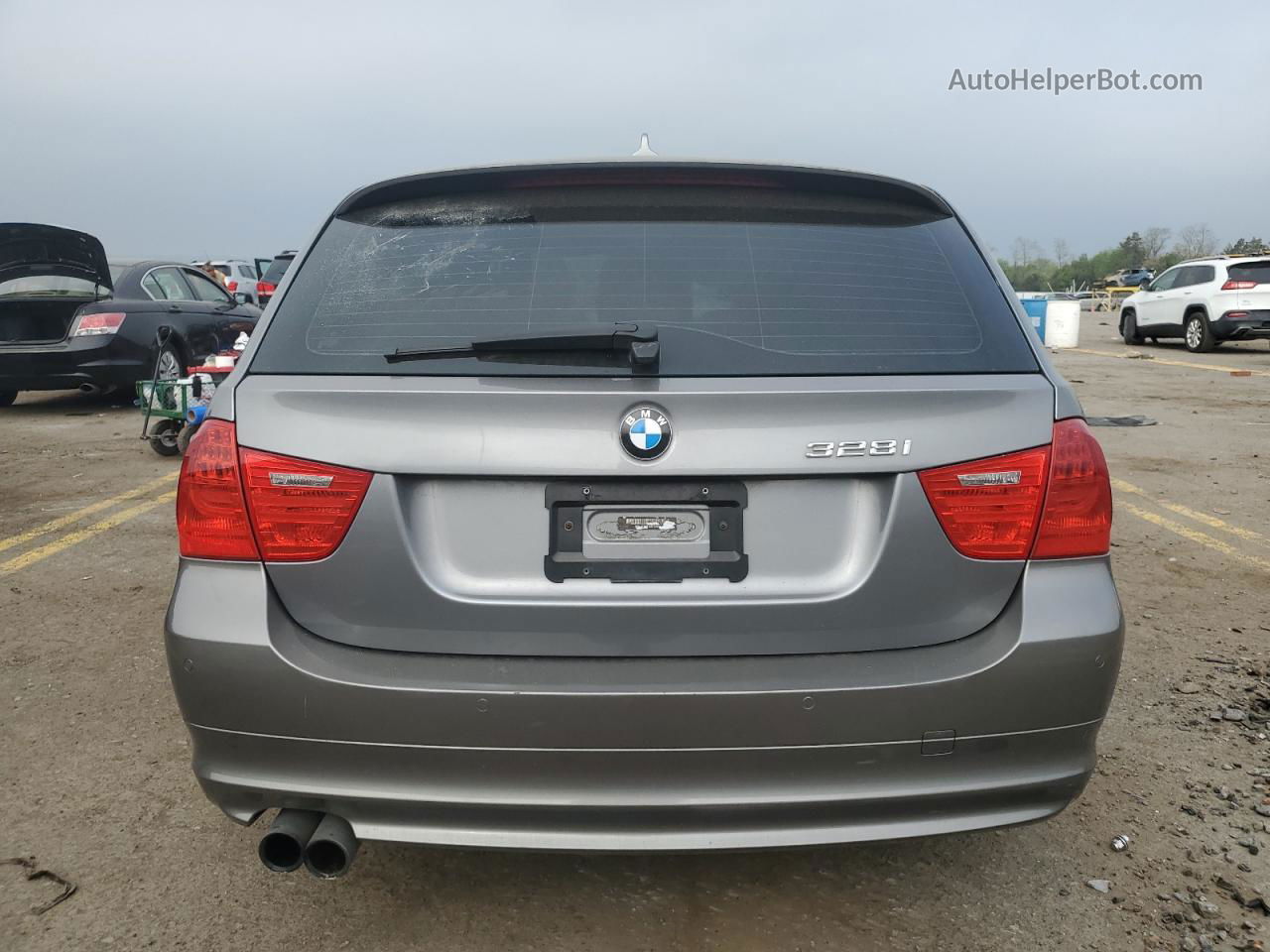 2012 Bmw 328 I Gray vin: WBAUT9C51CA192416