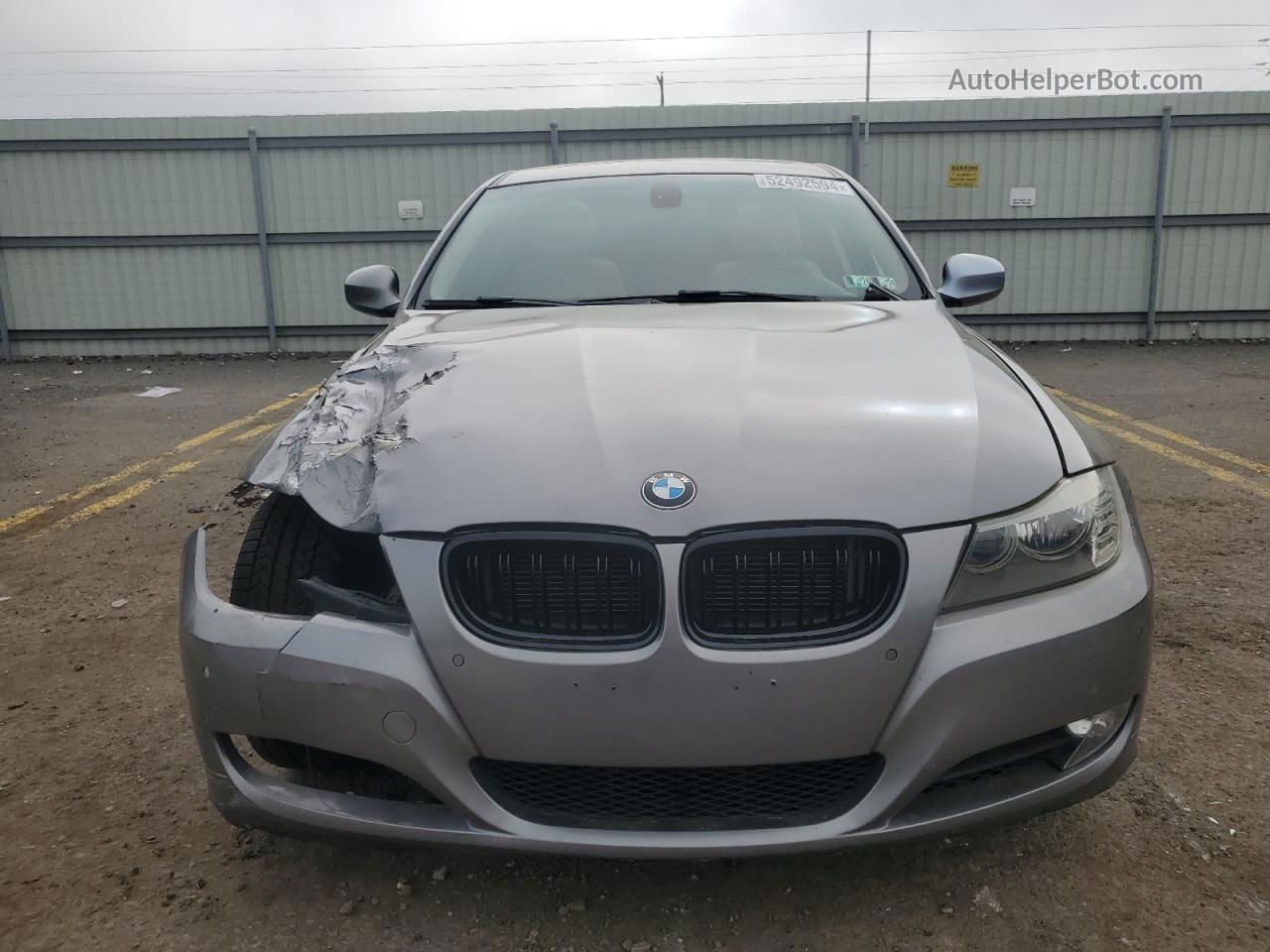 2012 Bmw 328 I Gray vin: WBAUT9C51CA192416