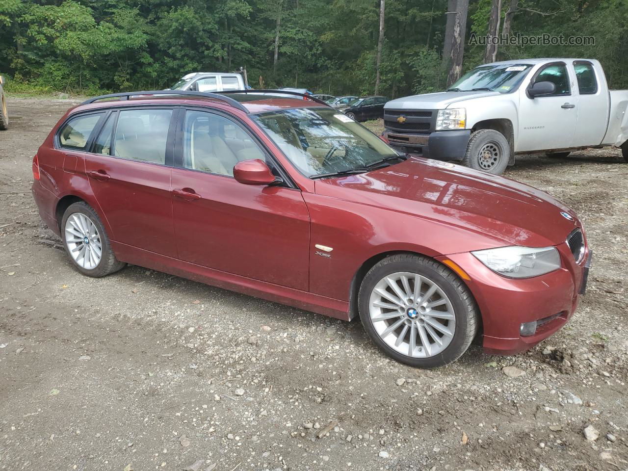 2012 Bmw 328 Xi Red vin: WBAUU3C55CA951255