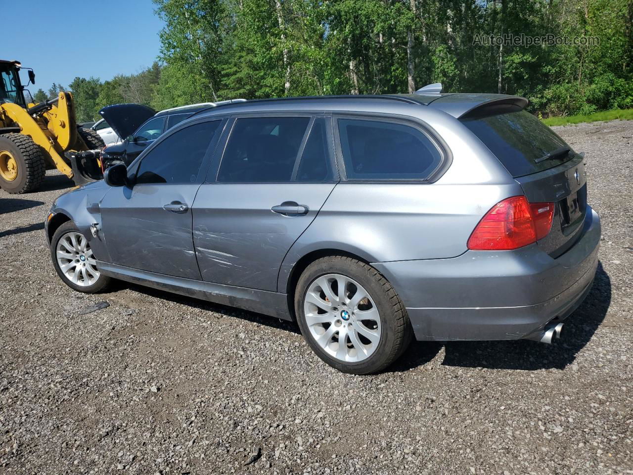 2012 Bmw 328 Xi Gray vin: WBAUU3C57CA543615