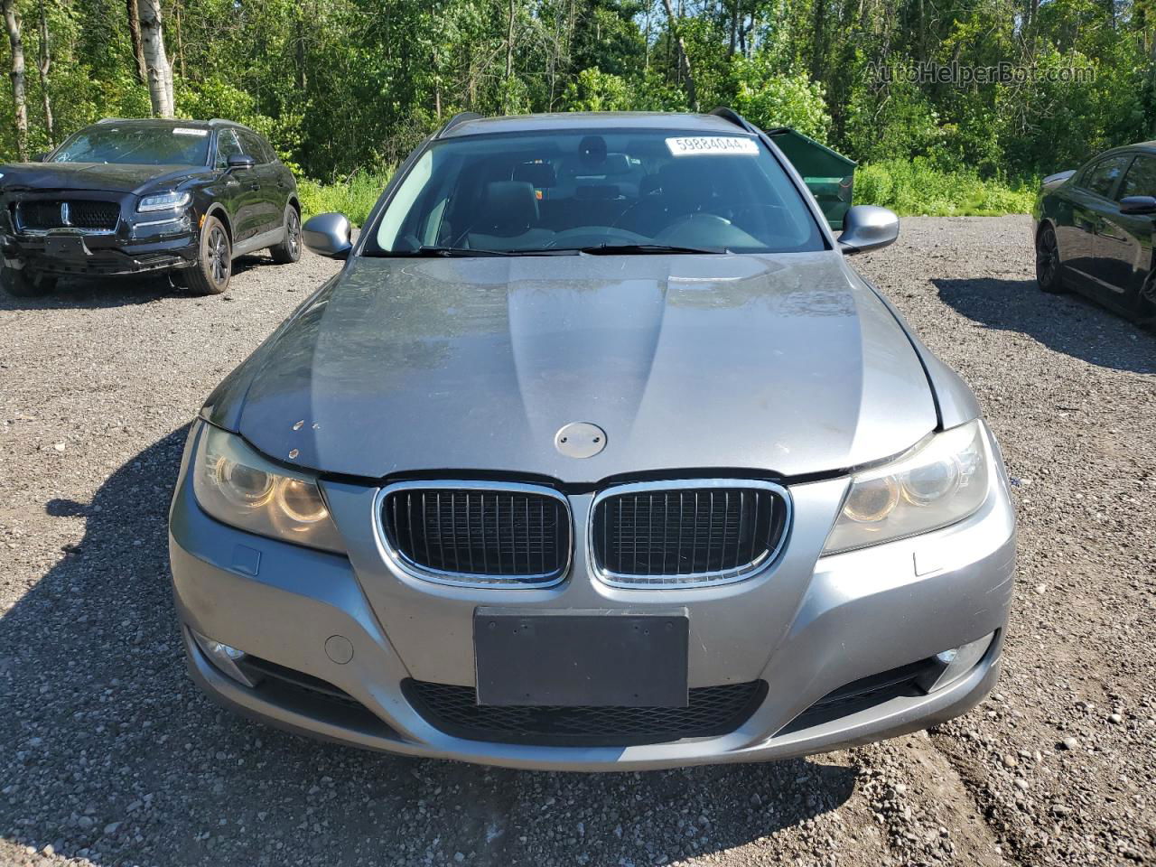 2012 Bmw 328 Xi Gray vin: WBAUU3C57CA543615