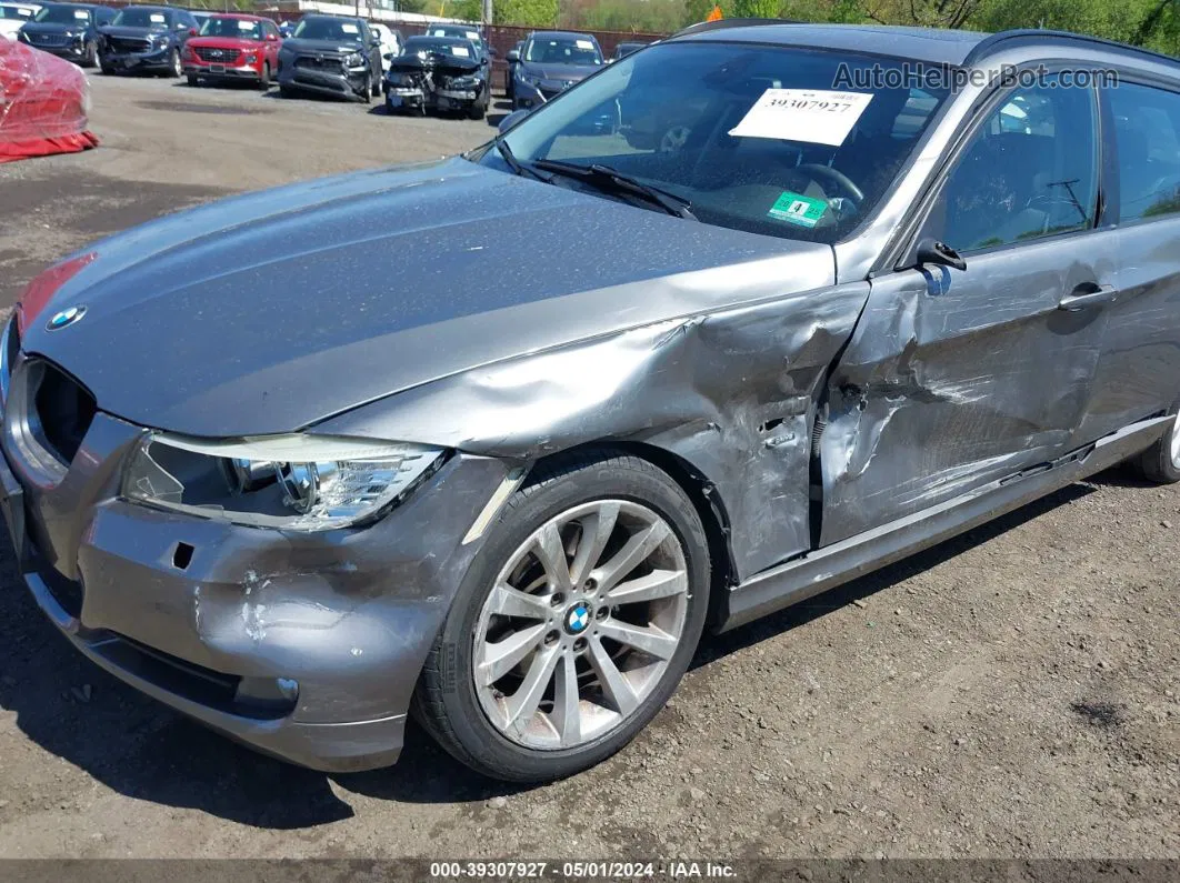 2011 Bmw 328i Xdrive Silver vin: WBAUU3C5XBA541727