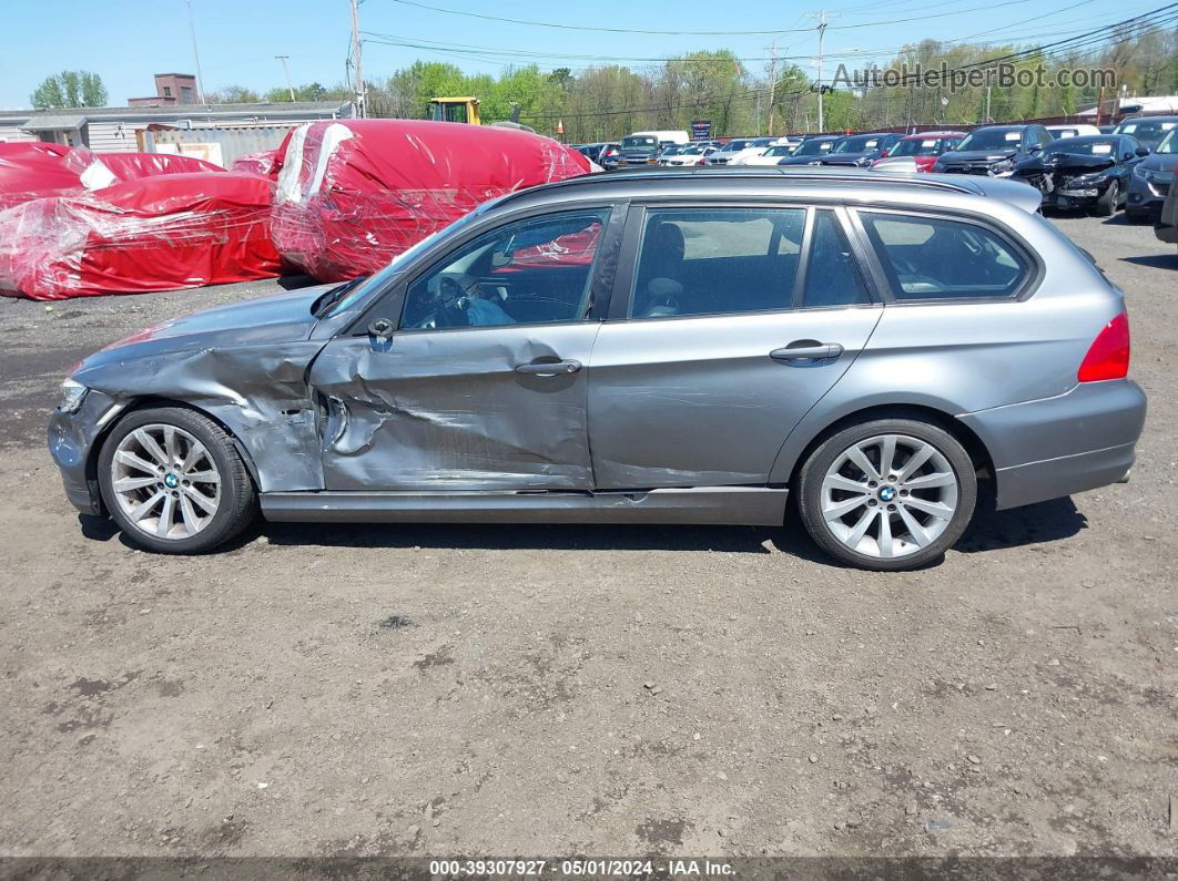 2011 Bmw 328i Xdrive Silver vin: WBAUU3C5XBA541727