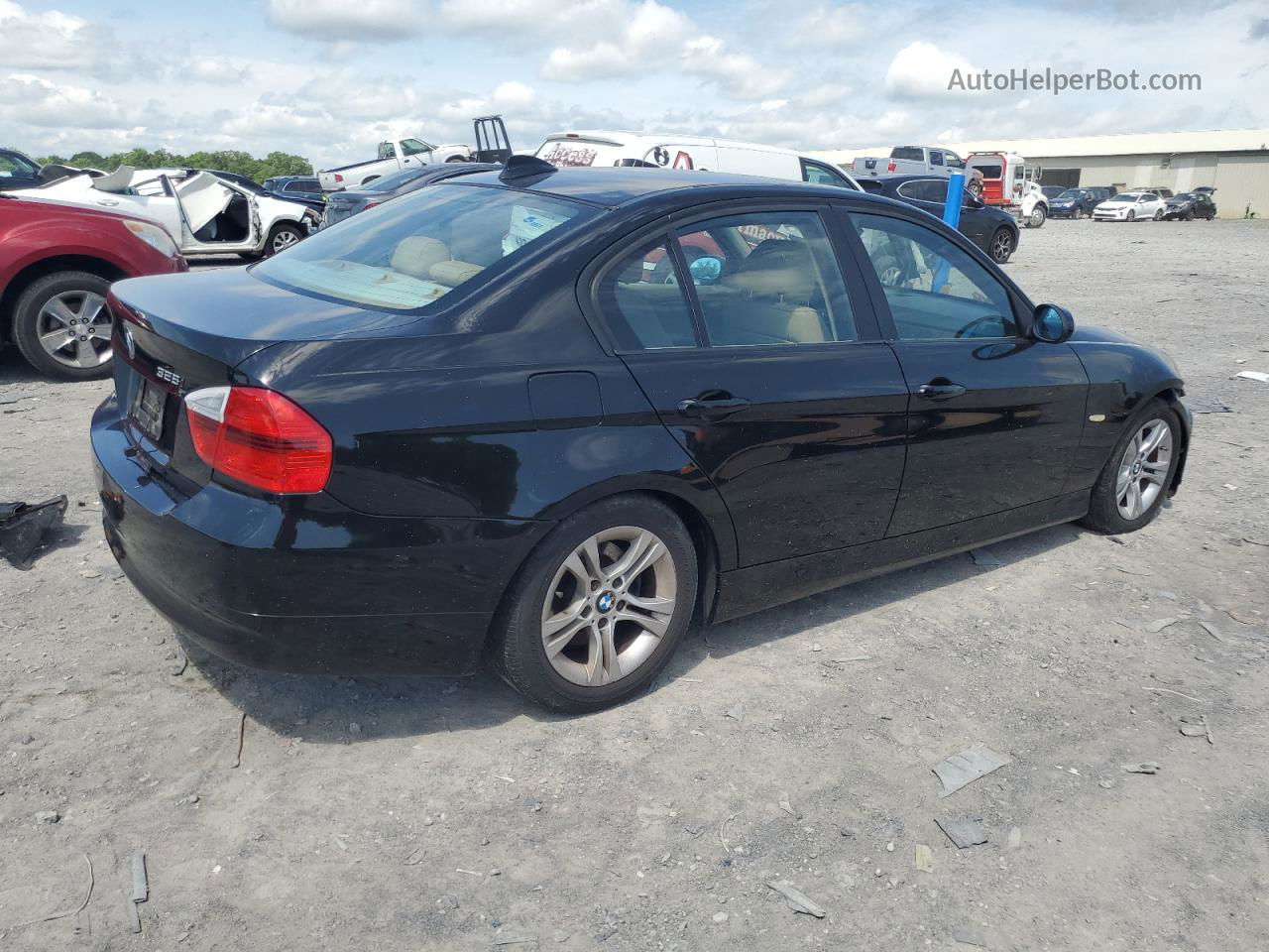 2008 Bmw 328 I Black vin: WBAVA33508K053273