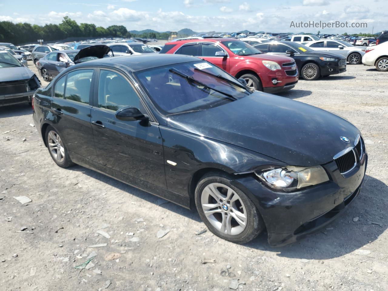 2008 Bmw 328 I Black vin: WBAVA33508K053273