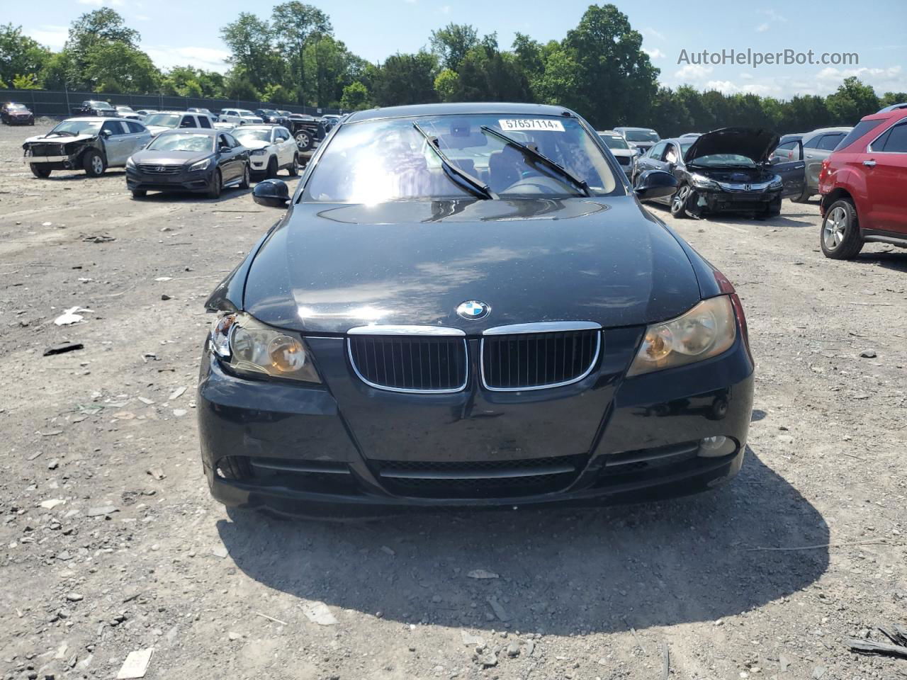 2008 Bmw 328 I Black vin: WBAVA33508K053273