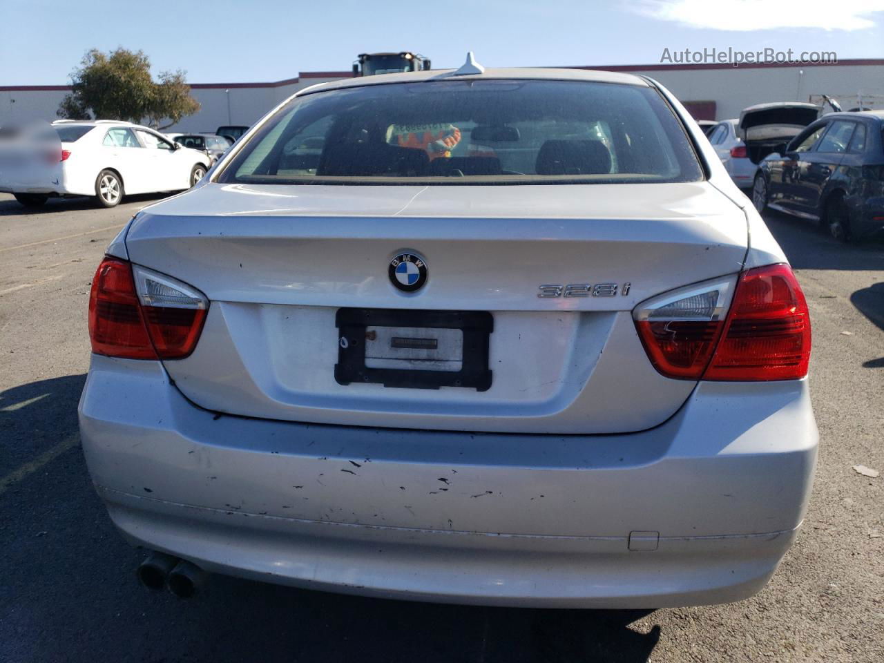 2008 Bmw 328 I Silver vin: WBAVA33518K055629