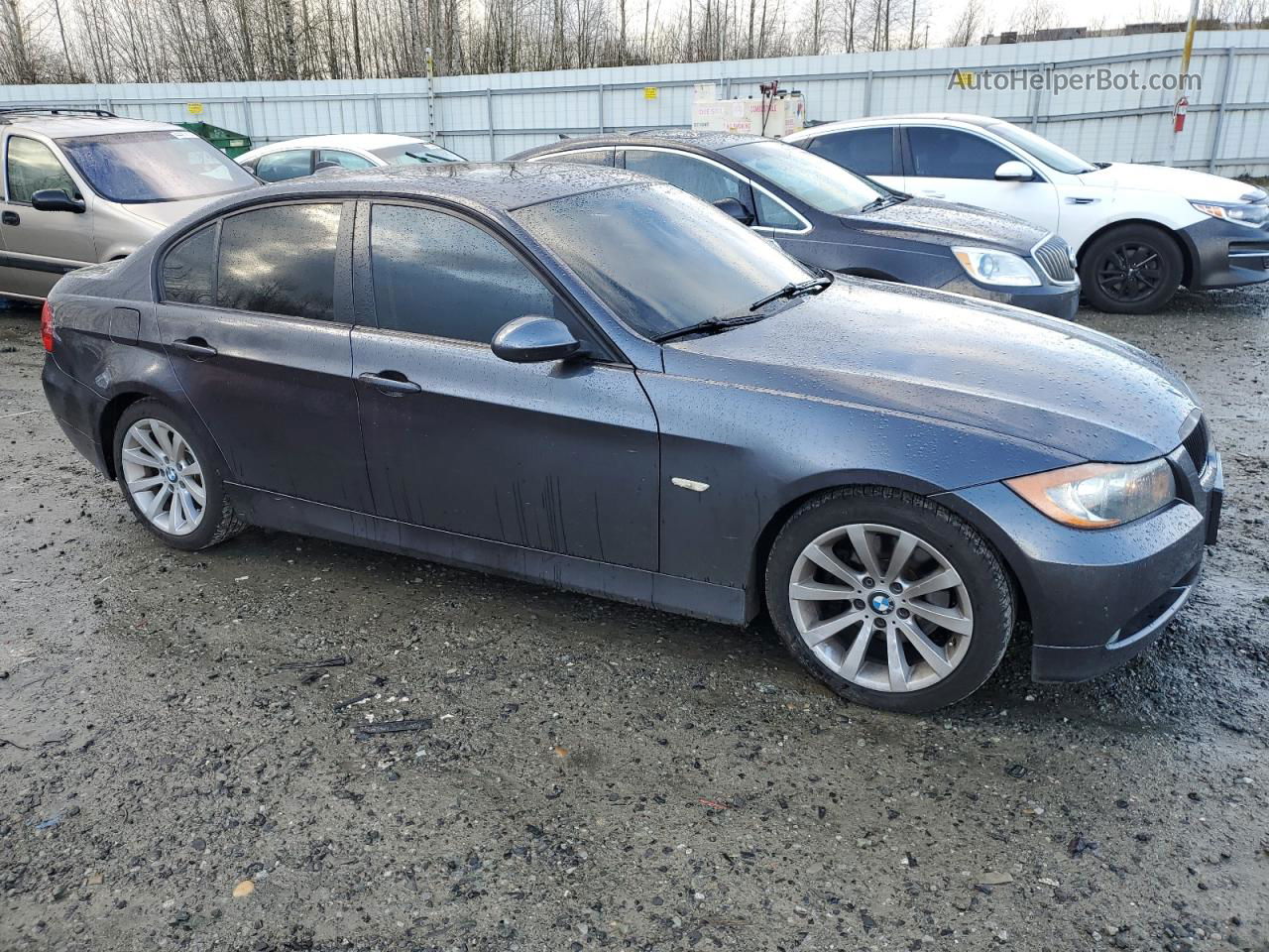 2008 Bmw 328 I Gray vin: WBAVA33518K055985