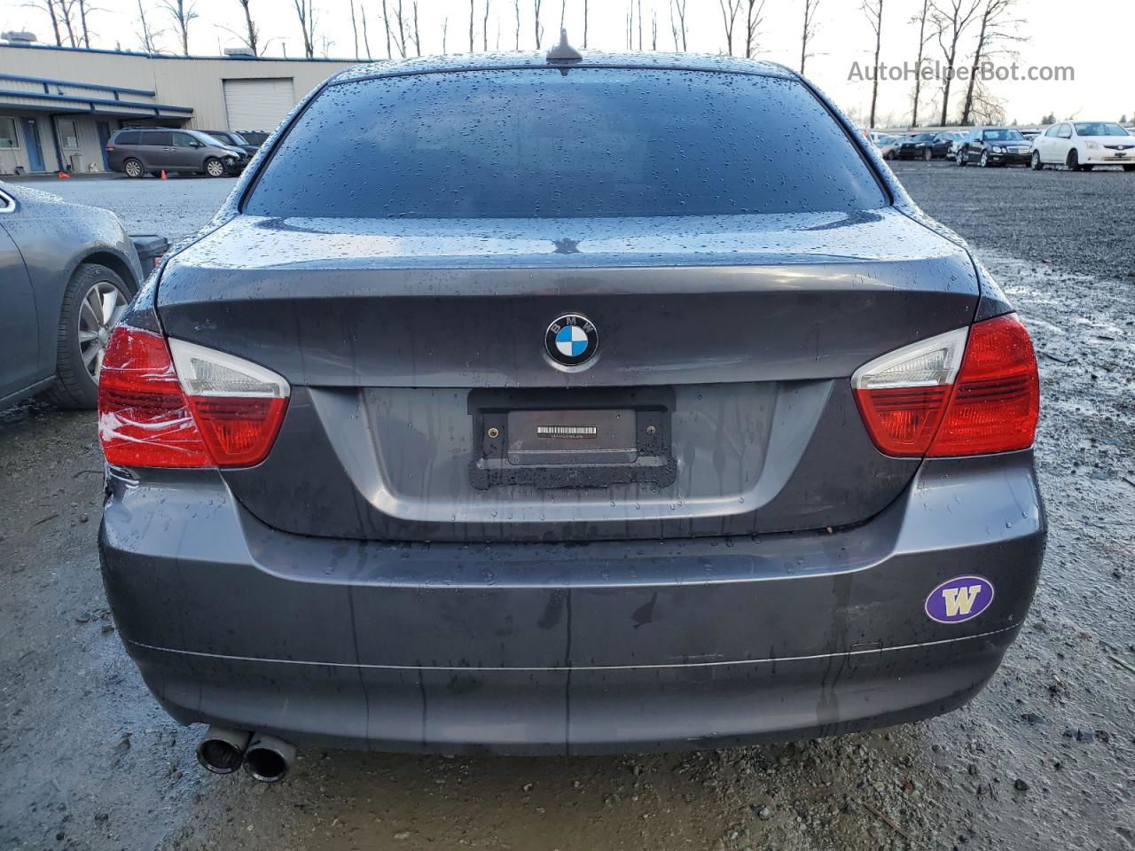 2008 Bmw 328 I Серый vin: WBAVA33518K055985