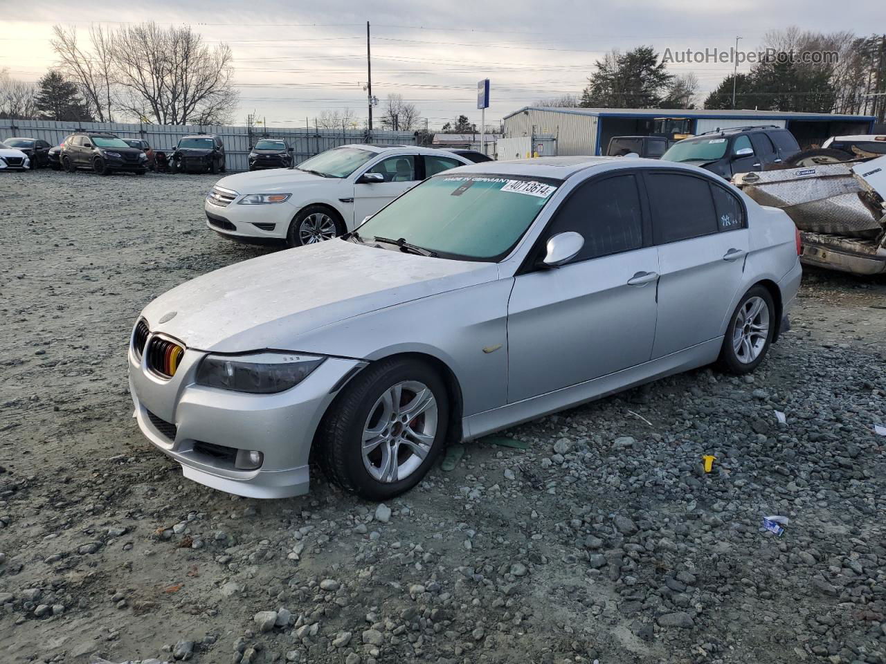 2008 Bmw 328 I Silver vin: WBAVA33518KX84648