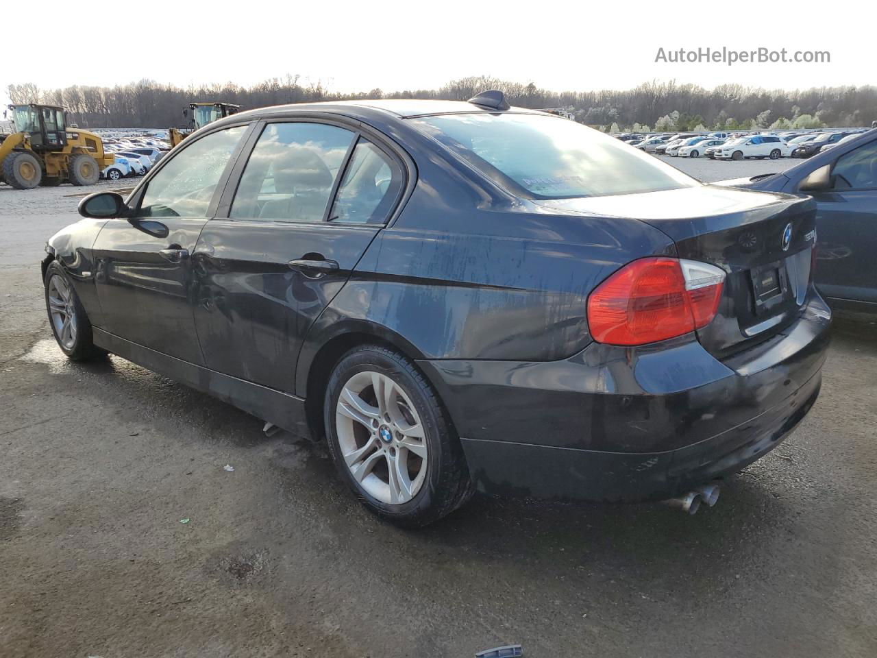 2008 Bmw 328 I Black vin: WBAVA33518KX89588