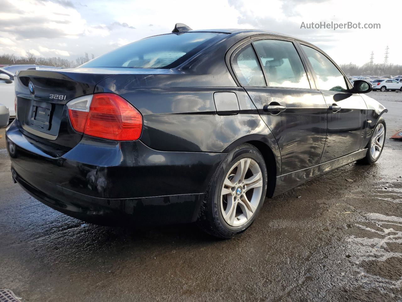 2008 Bmw 328 I Black vin: WBAVA33518KX89588