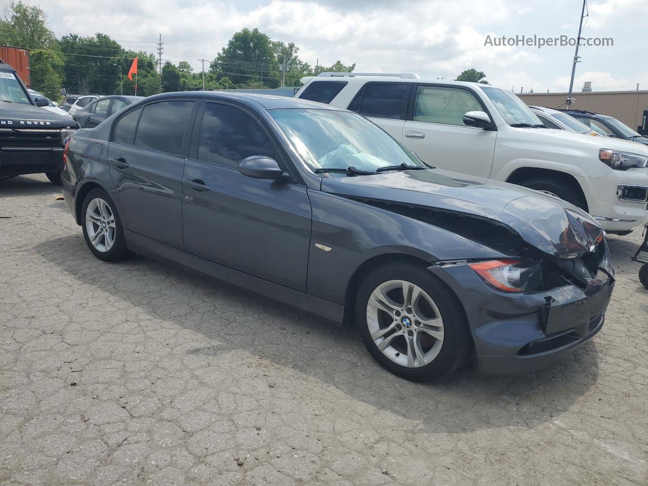 2008 Bmw 328 I Black vin: WBAVA33528KX87252