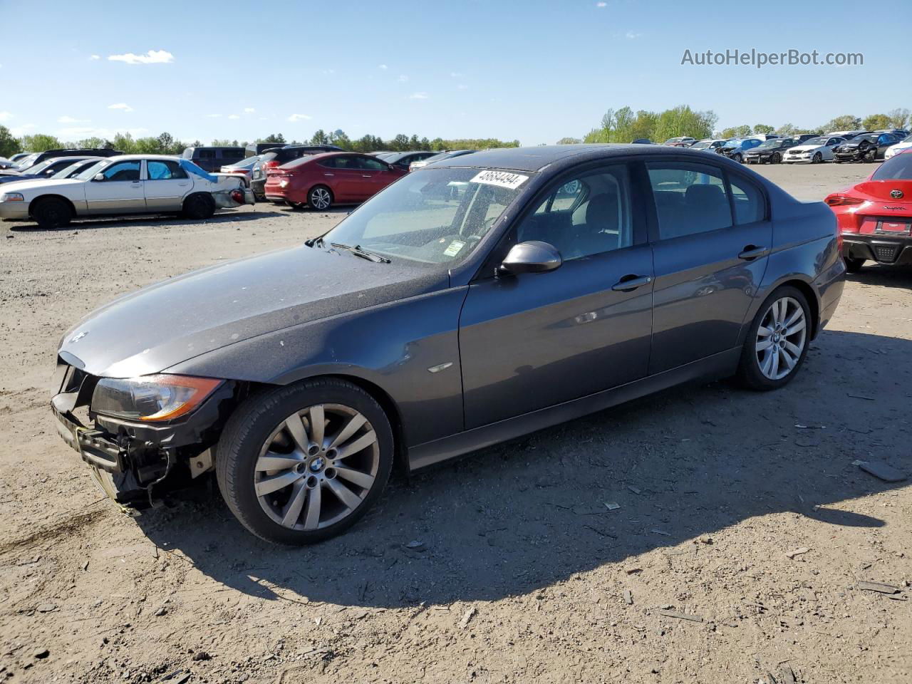 2008 Bmw 328 I Charcoal vin: WBAVA33528P143012