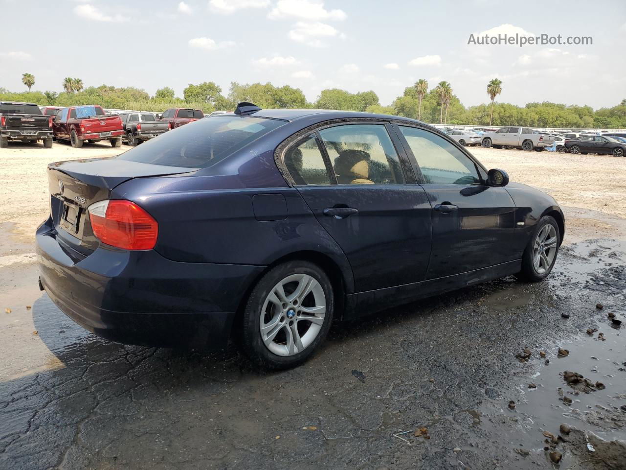 2008 Bmw 328 I Blue vin: WBAVA33538K054966