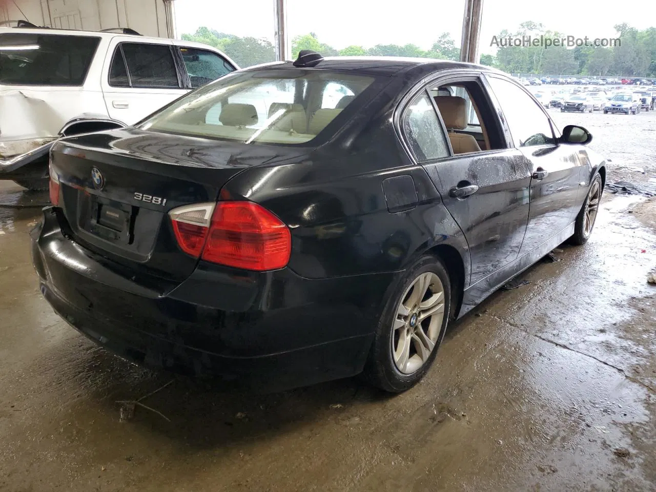 2008 Bmw 328 I Black vin: WBAVA33548KX86474