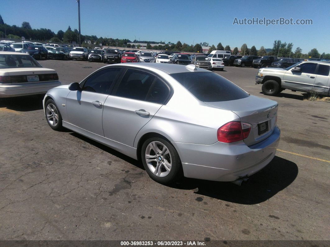 2008 Bmw 3 Series 328i Silver vin: WBAVA33548P142010