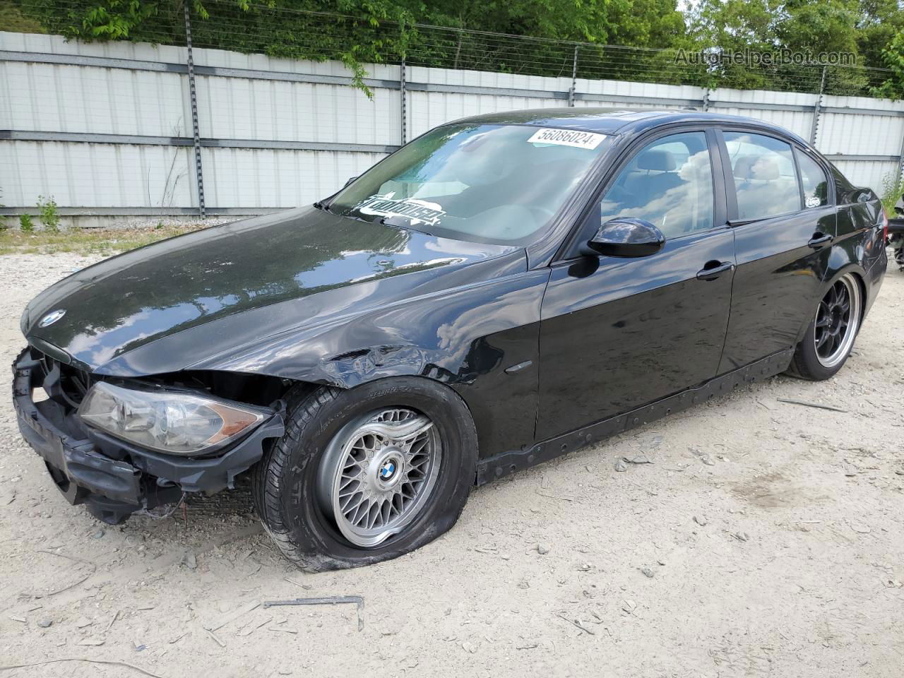 2008 Bmw 328 I Black vin: WBAVA33558FV66754