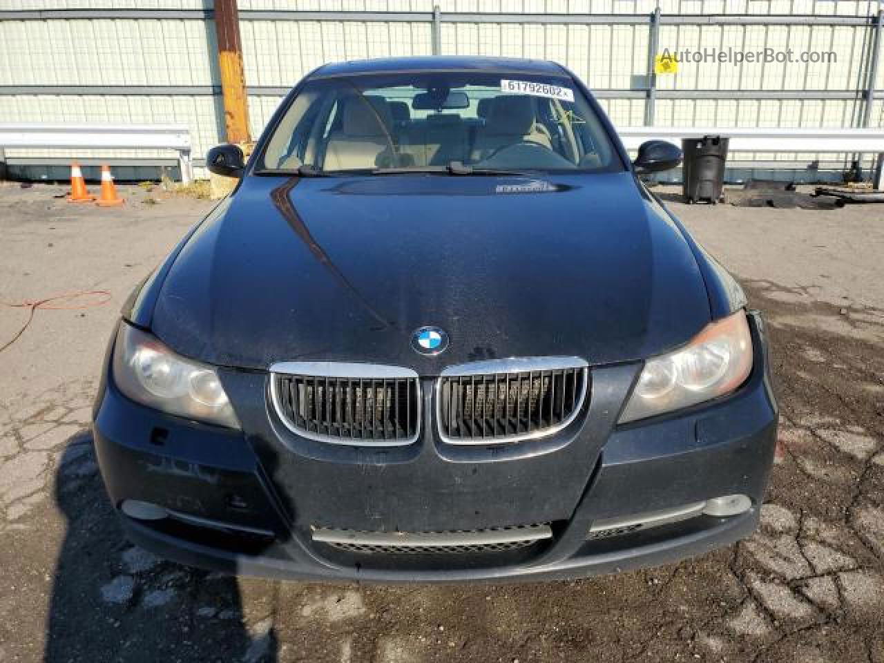 2008 Bmw 328 I Черный vin: WBAVA33558K054533