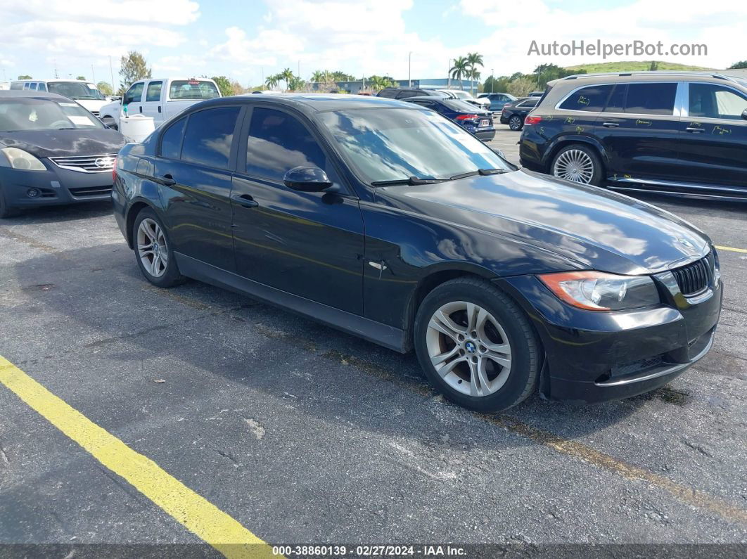 2008 Bmw 328i   Черный vin: WBAVA33558KX88525