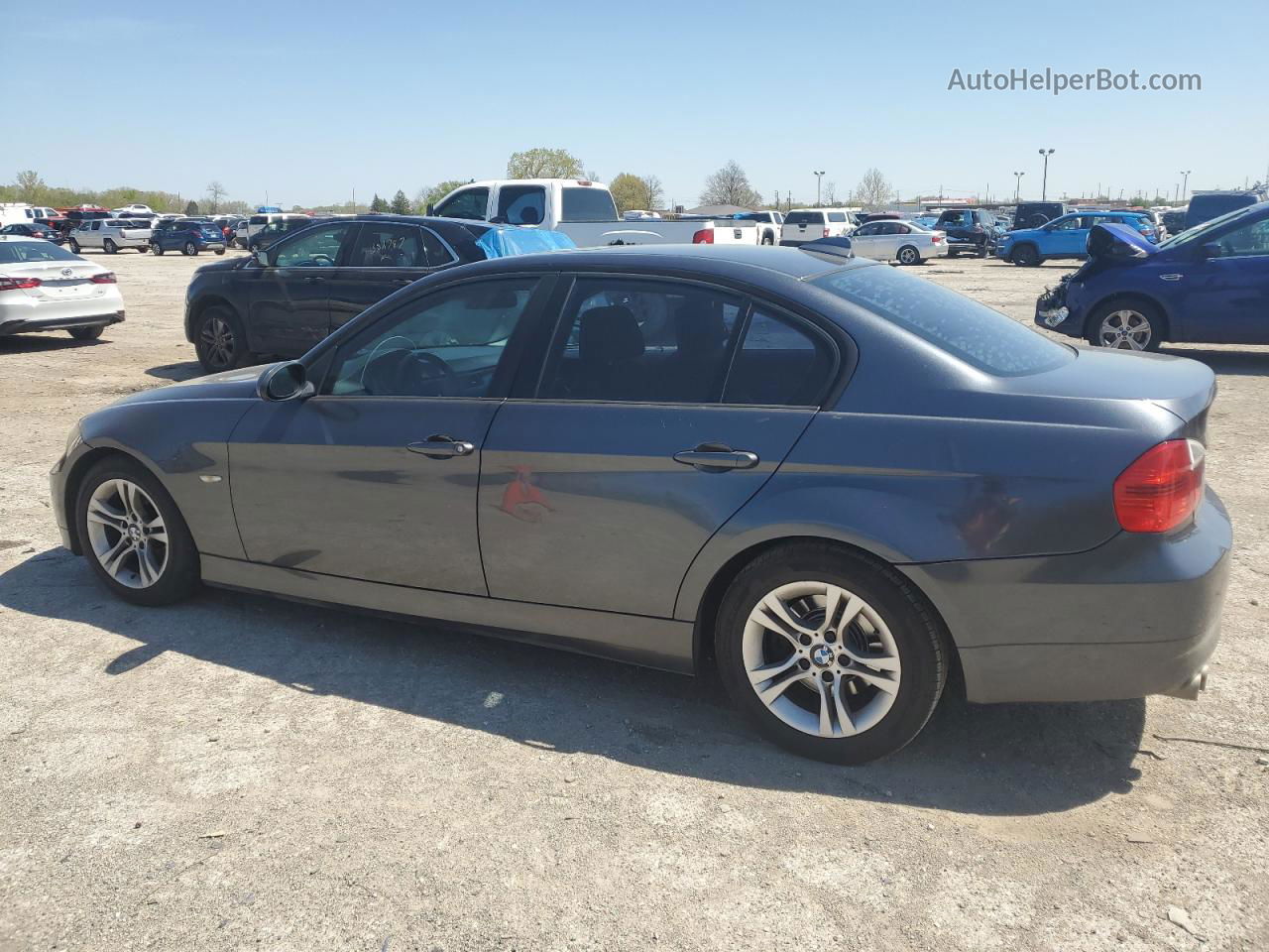 2008 Bmw 328 I Charcoal vin: WBAVA33558P143666