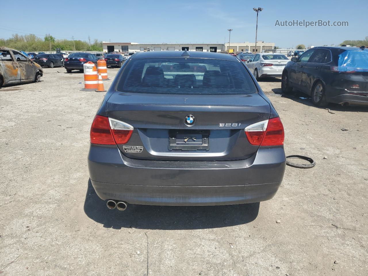 2008 Bmw 328 I Charcoal vin: WBAVA33558P143666