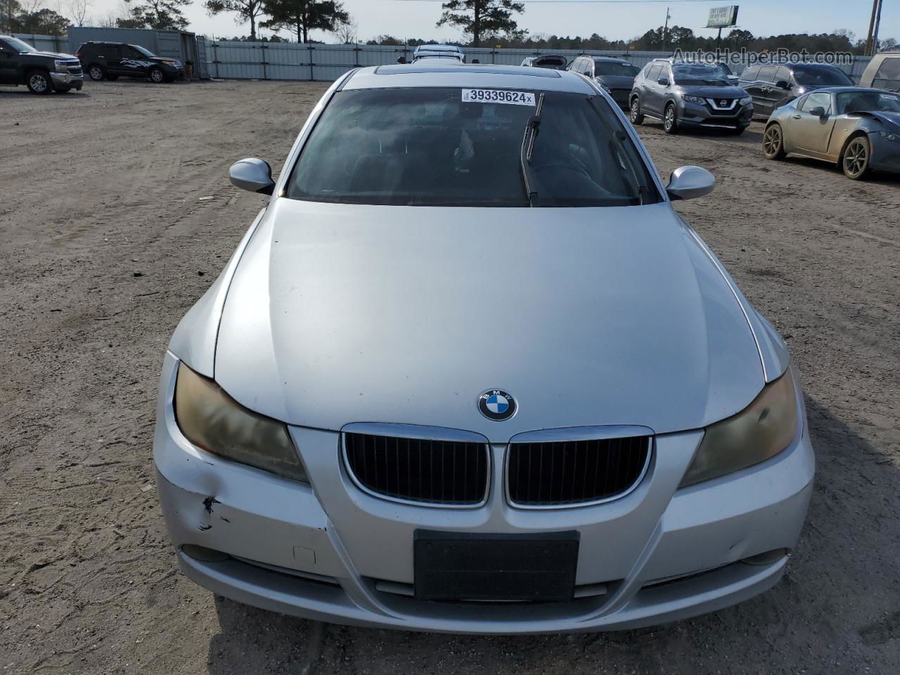 2008 Bmw 328 I Silver vin: WBAVA33568KX84337