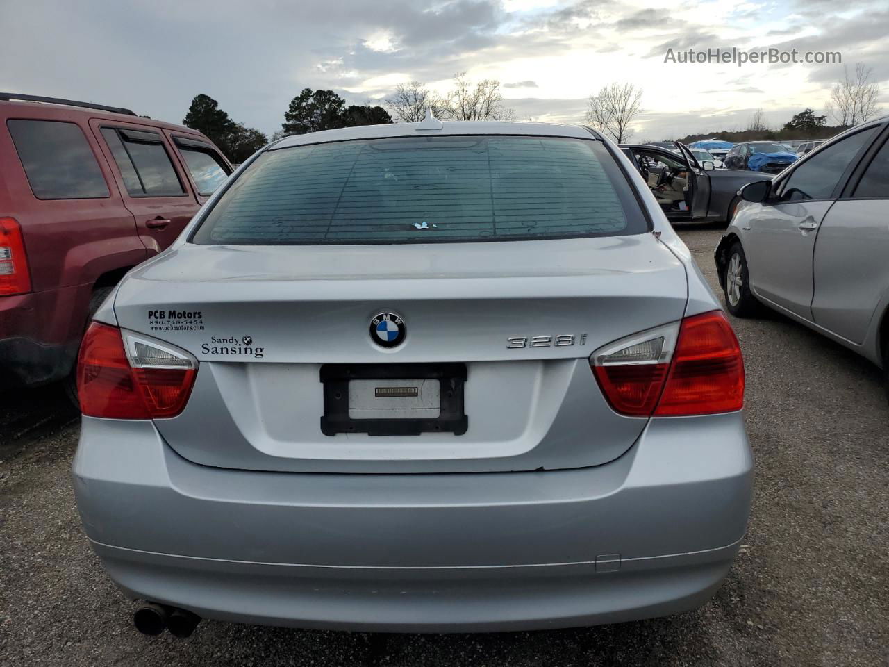 2008 Bmw 328 I Серебряный vin: WBAVA33568KX84337