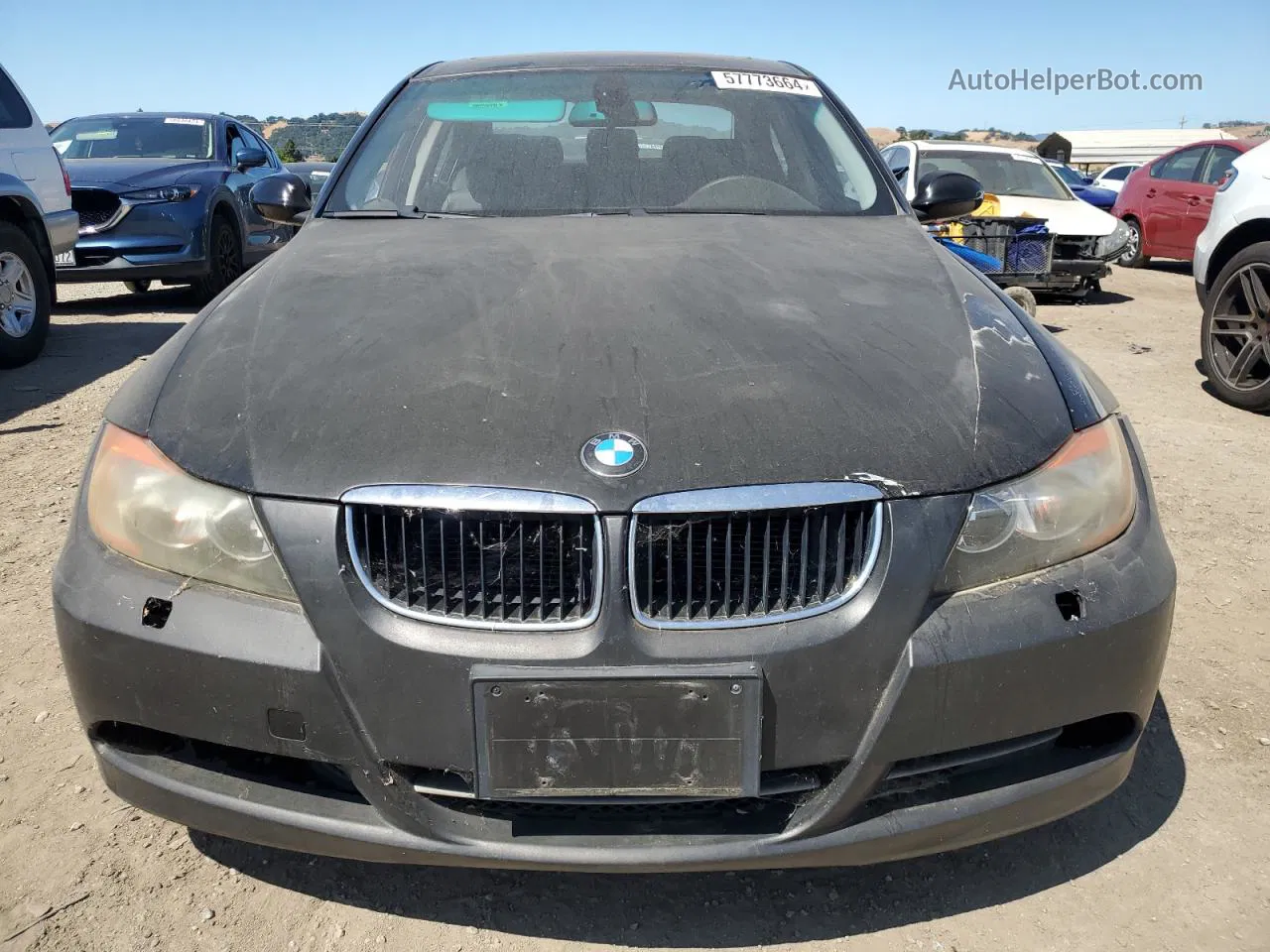 2008 Bmw 328 I Black vin: WBAVA33568KX85228