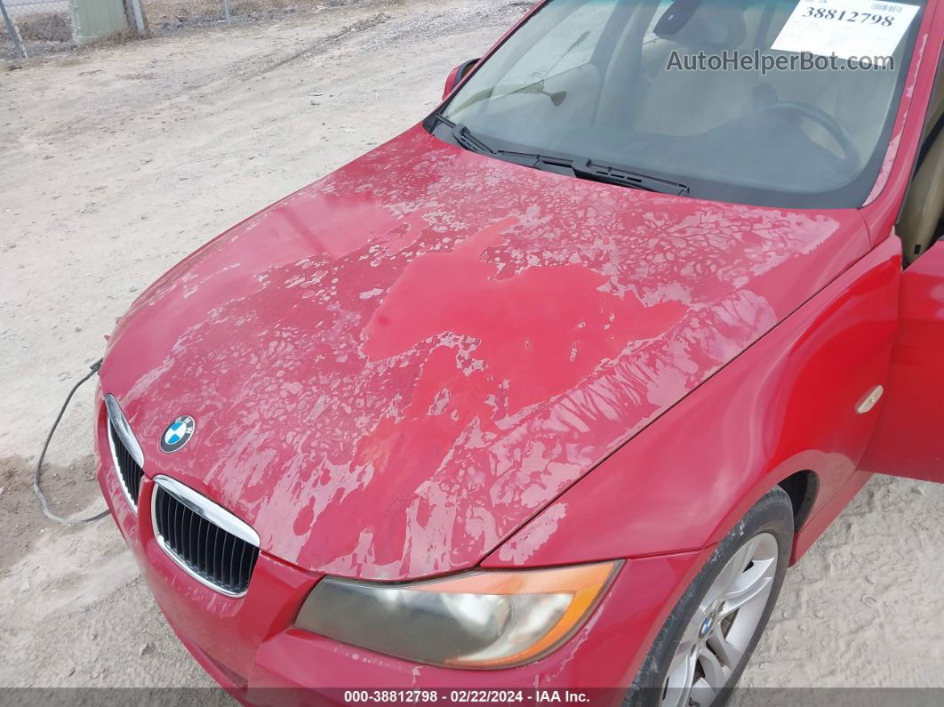 2008 Bmw 328i   Red vin: WBAVA33568KX89151