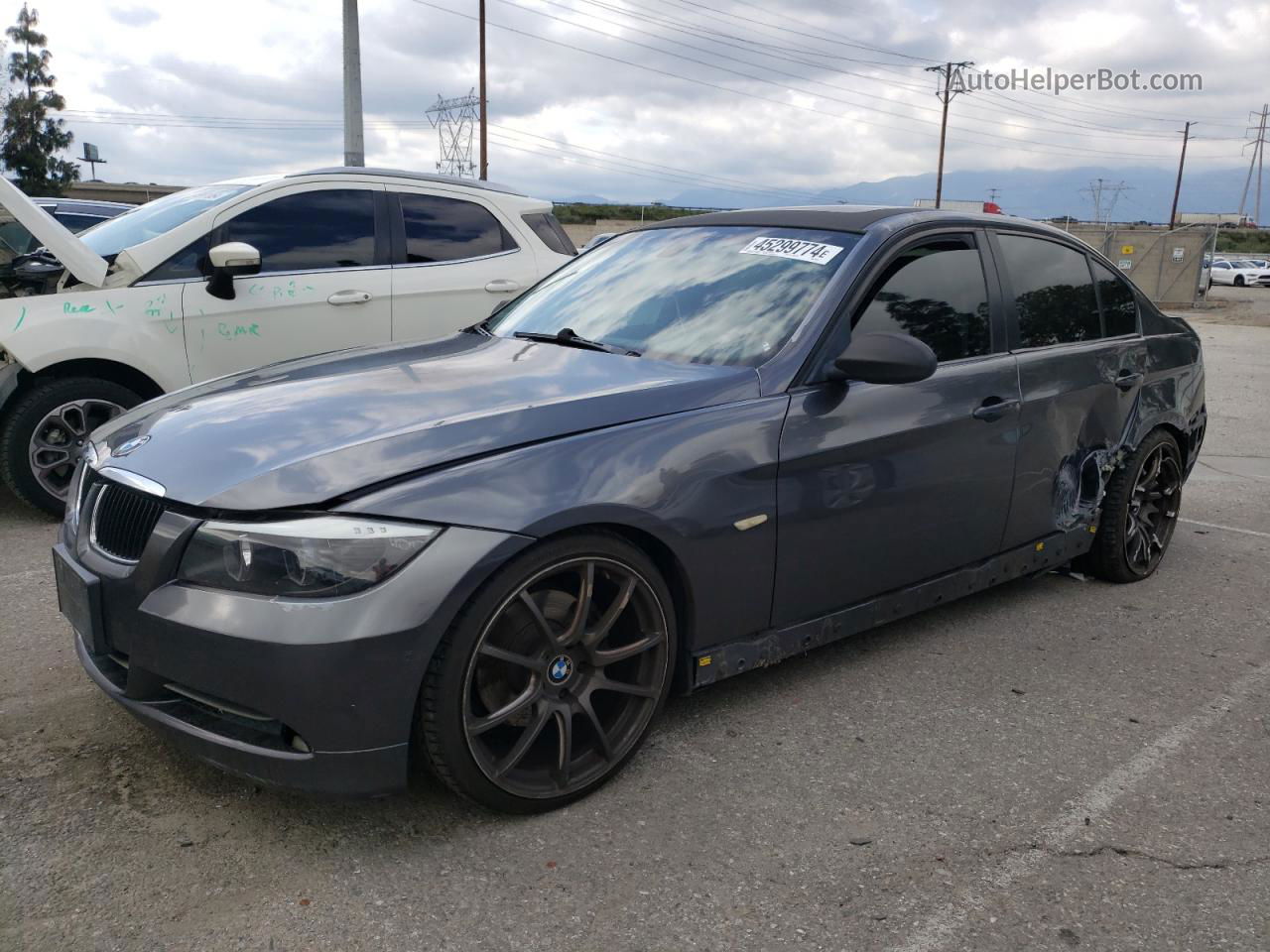 2008 Bmw 328 I Charcoal vin: WBAVA33578KX84783