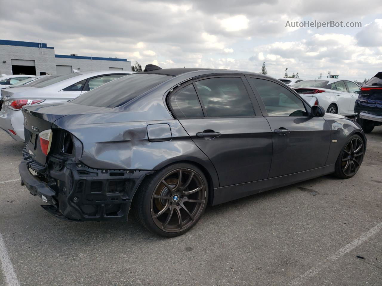 2008 Bmw 328 I Charcoal vin: WBAVA33578KX84783