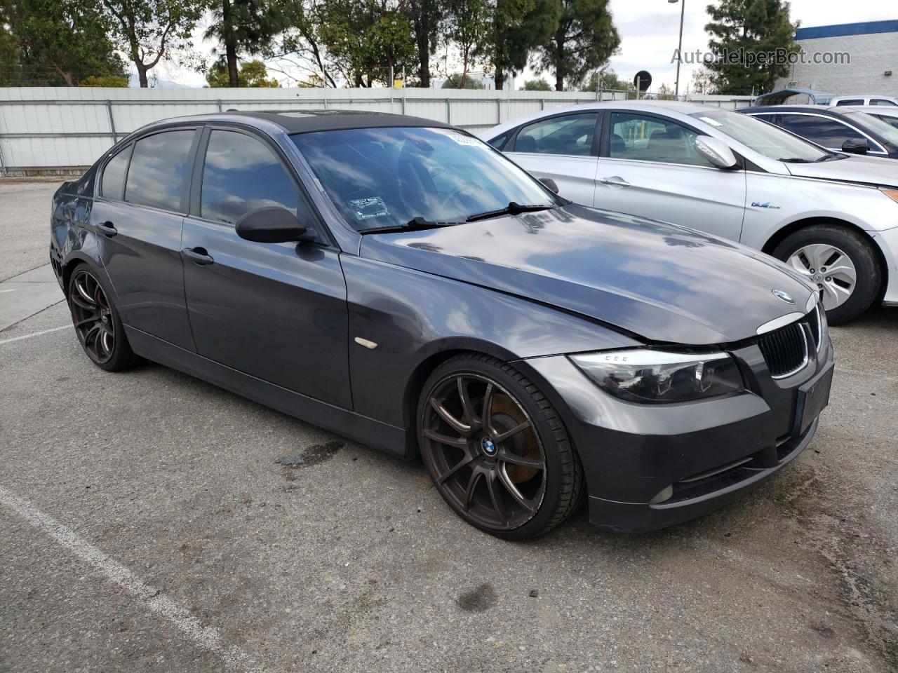 2008 Bmw 328 I Charcoal vin: WBAVA33578KX84783