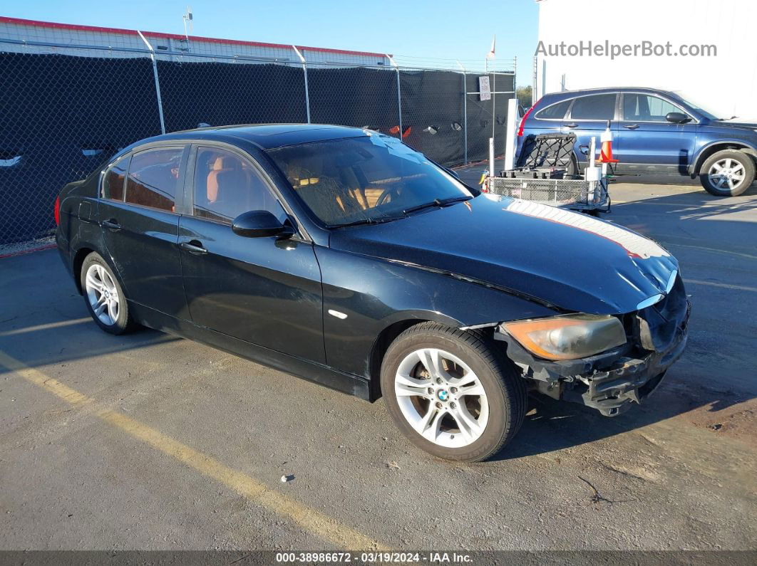 2008 Bmw 328i   Black vin: WBAVA33578KX88672