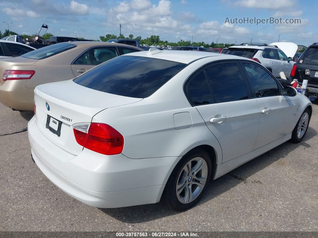 2008 Bmw 328i   White vin: WBAVA33588KX86526