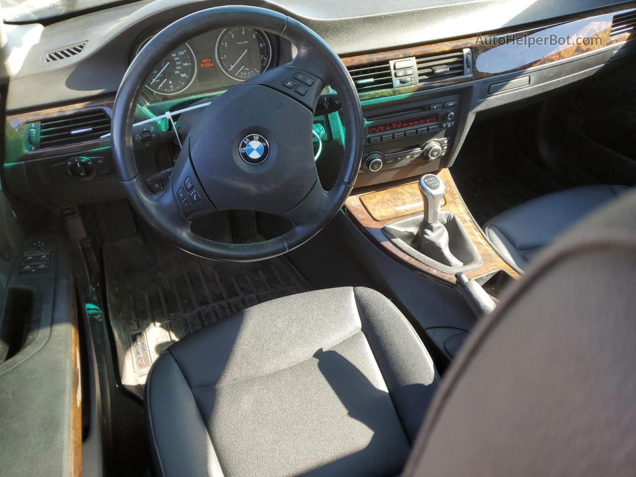 2008 Bmw 328 I Черный vin: WBAVA33598PG40402