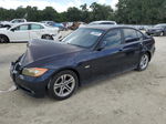 2008 Bmw 328 I Blue vin: WBAVA335X8KX84356