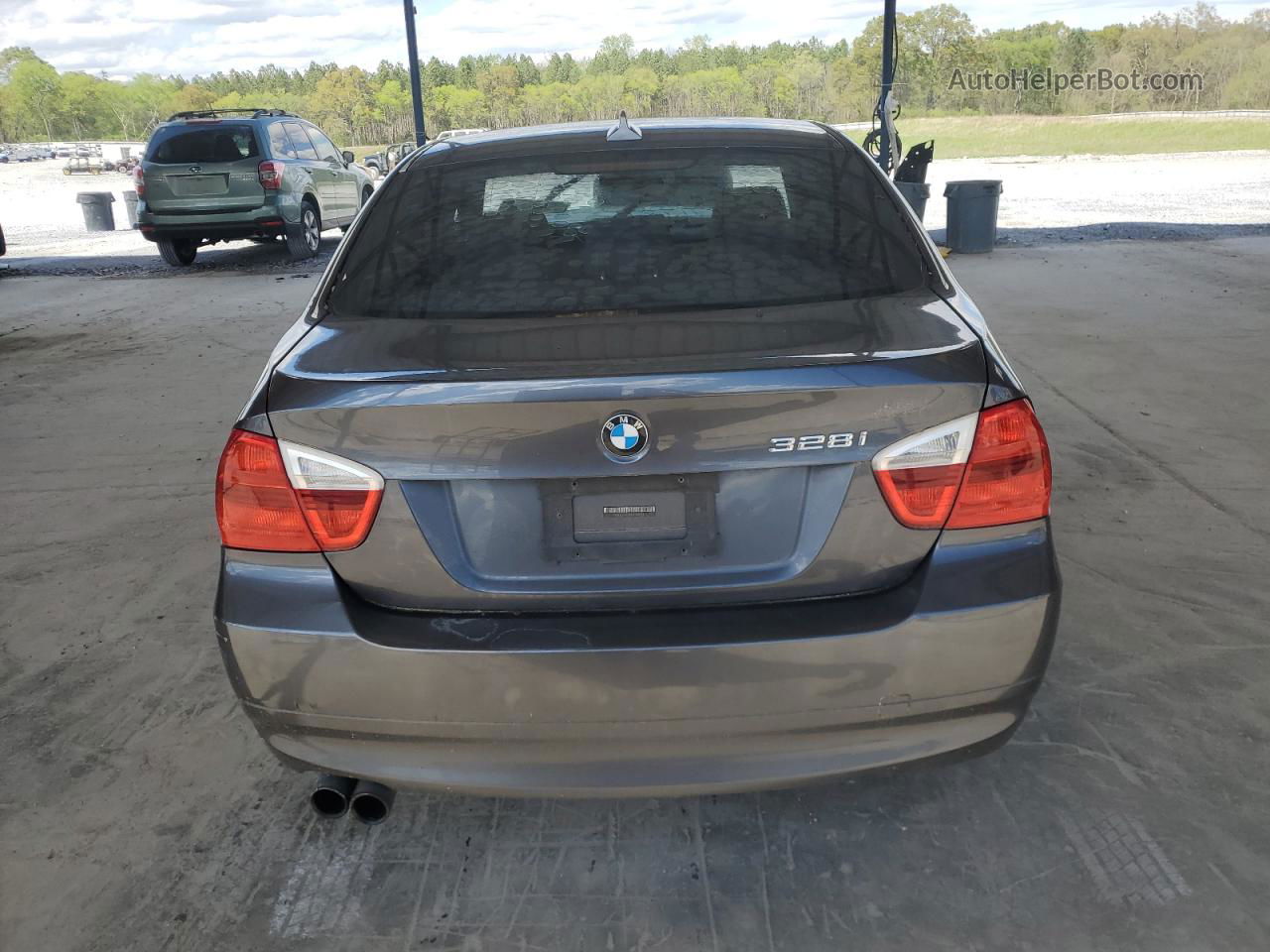 2008 Bmw 328 I Gray vin: WBAVA335X8P143338