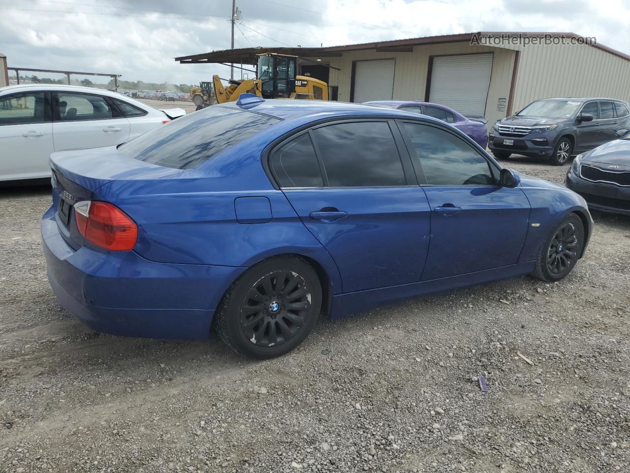 2008 Bmw 328 I Blue vin: WBAVA37508NL50908