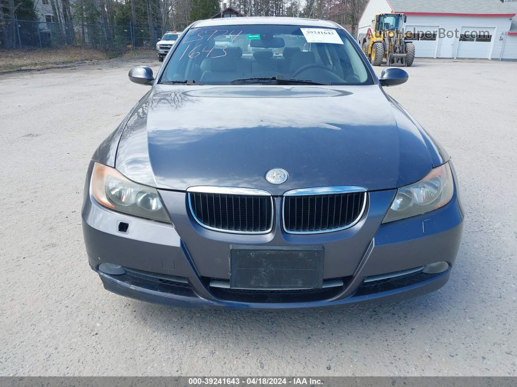 2008 Bmw 328i   Серый vin: WBAVA37508NL51332