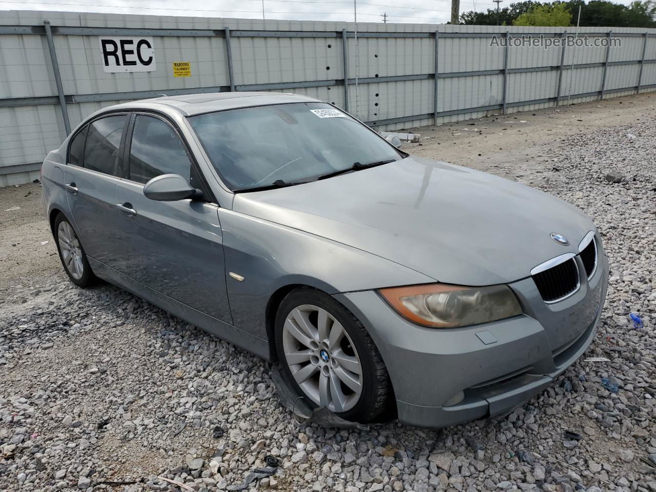 2008 Bmw 328 I Gray vin: WBAVA37508NL51525