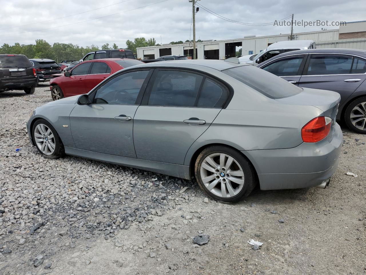 2008 Bmw 328 I Gray vin: WBAVA37508NL51525