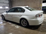 2008 Bmw 328 I White vin: WBAVA37508NL54246