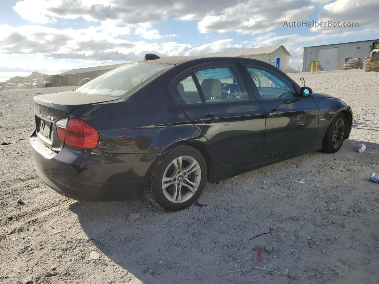 2008 Bmw 328 I Black vin: WBAVA37508NL55414