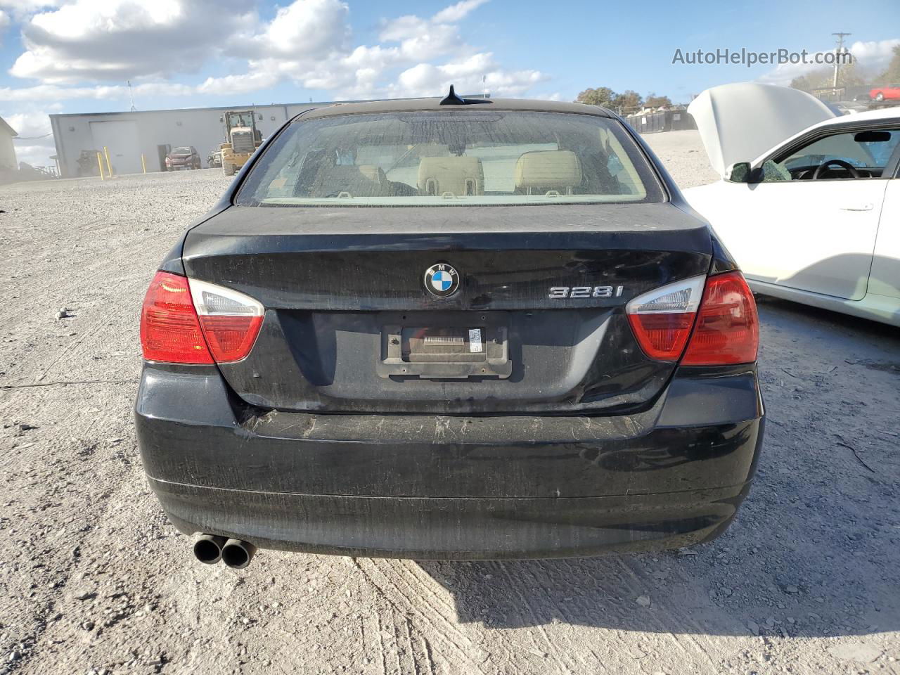 2008 Bmw 328 I Black vin: WBAVA37508NL55414