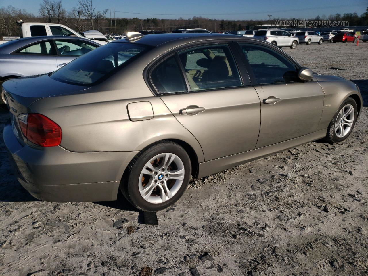 2008 Bmw 328 I Gold vin: WBAVA37528NL57147